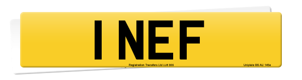 Registration number 1 NEF